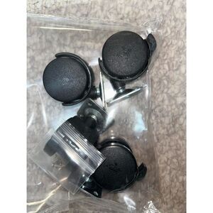 Four casters wheels for Michael's craft storage tower